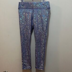 More Than Magic Kids Shimmering Lavender Leggings Size 4-5